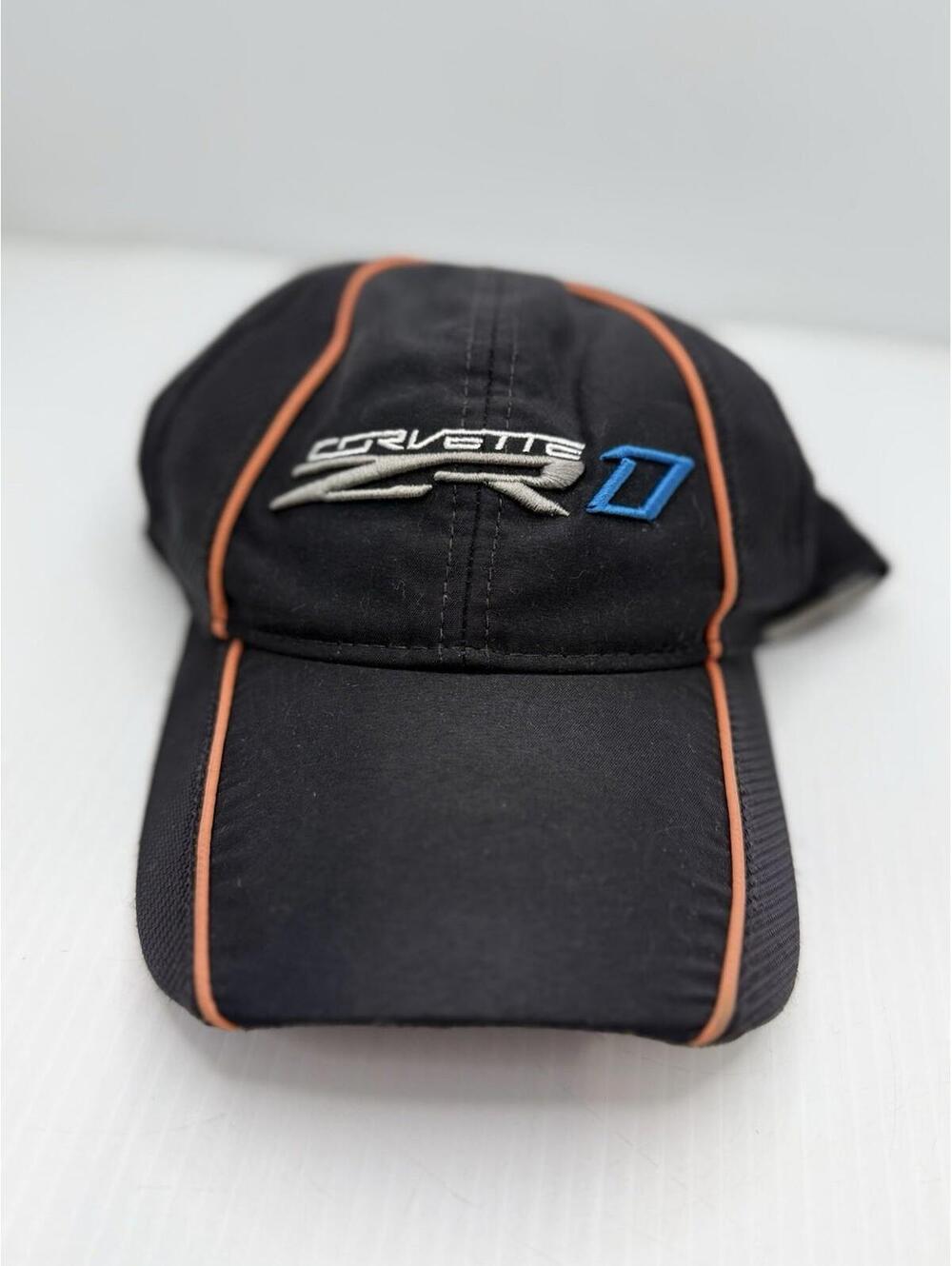 Chevrolet Corvette ZR1 Black Carbon Fiber Hat - C7 ZR1 Sebring Orange